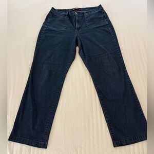 Gloria Vanderbilt Dark Wash Straight Leg Jeans Women’s - Size 16